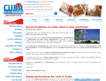 Tablet Screenshot of cubarentrooms.com